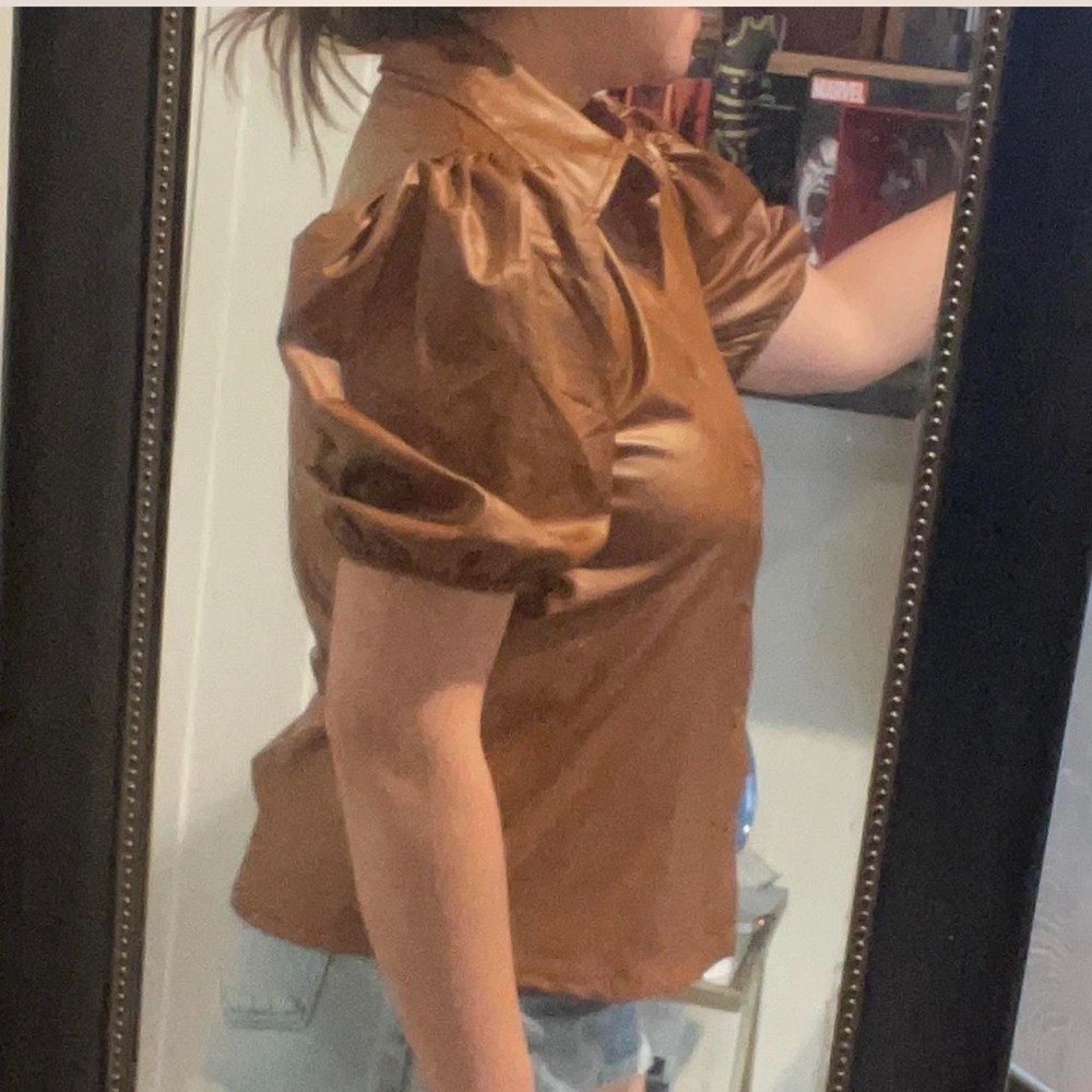 MISIA brown soft leather top. - Picture 5 of 11